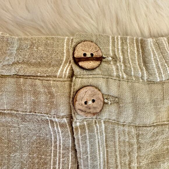 Free People Sage Combo Stripe Semi Sweet Crop Pants XS - Picture 5 of 15